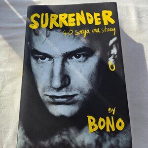 Surrender by Bono First Edition 2022 Hardcover with Dust Jacket